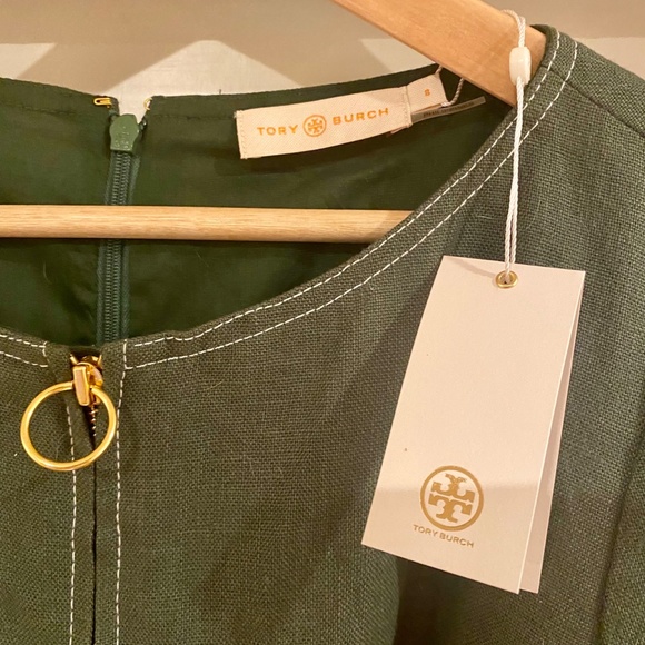 Tory Burch linen shift dress, size 8 - Picture 4 of 4